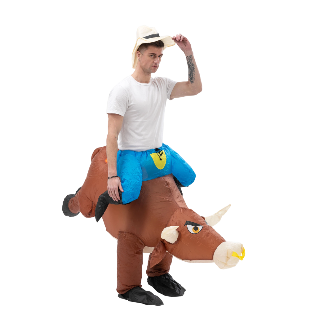 Adult Inflatable Ride‑On Costu - Suits ulasan dan harga