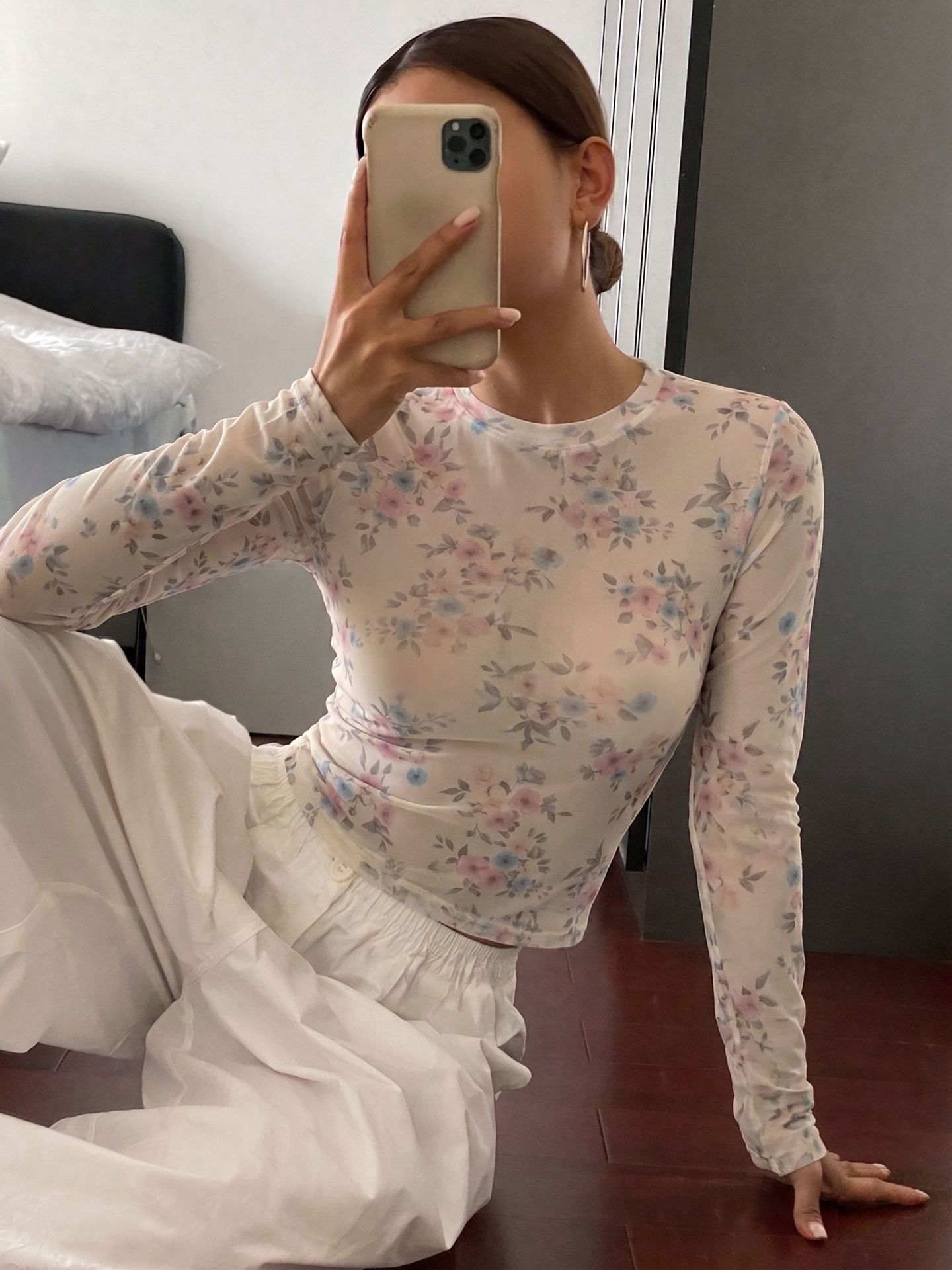 Women 2026 New Autumn Floral P - T-Shirts ulasan dan harga