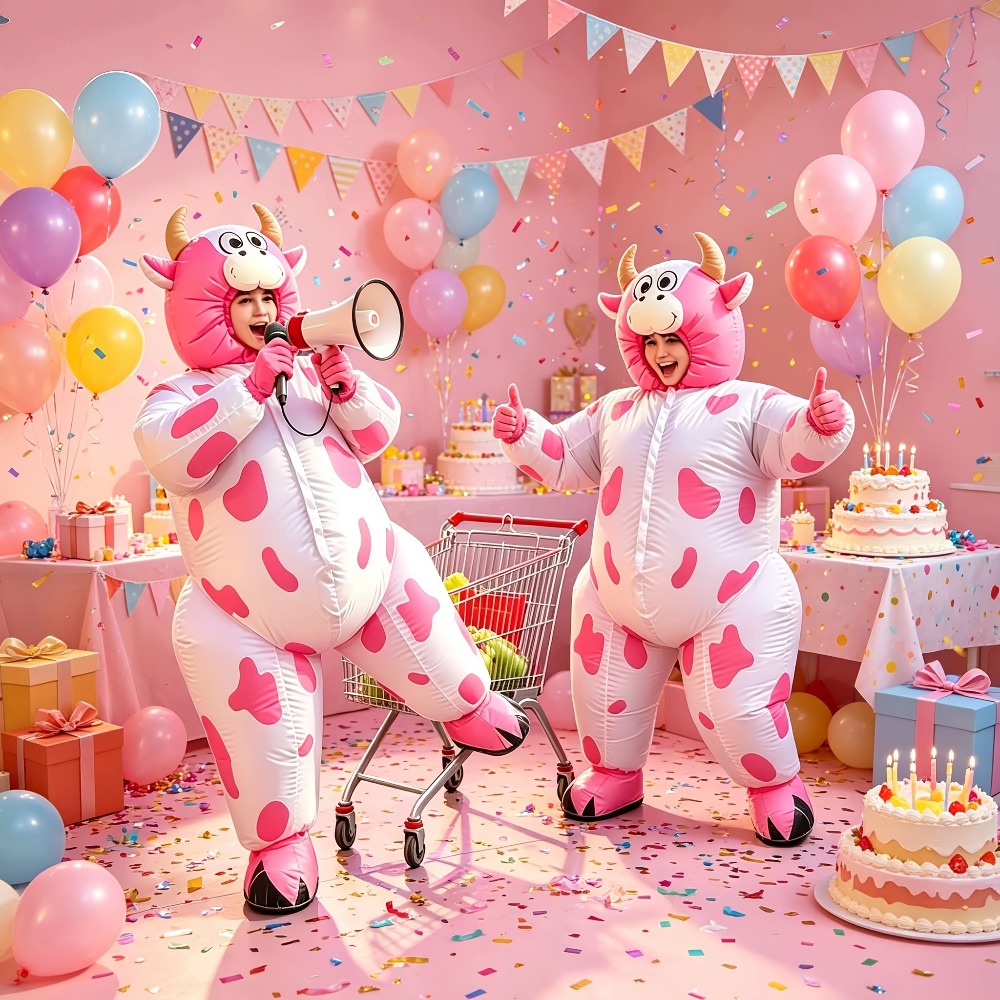 Funny Inflatable Pink Cow Cost - Suits ulasan dan harga