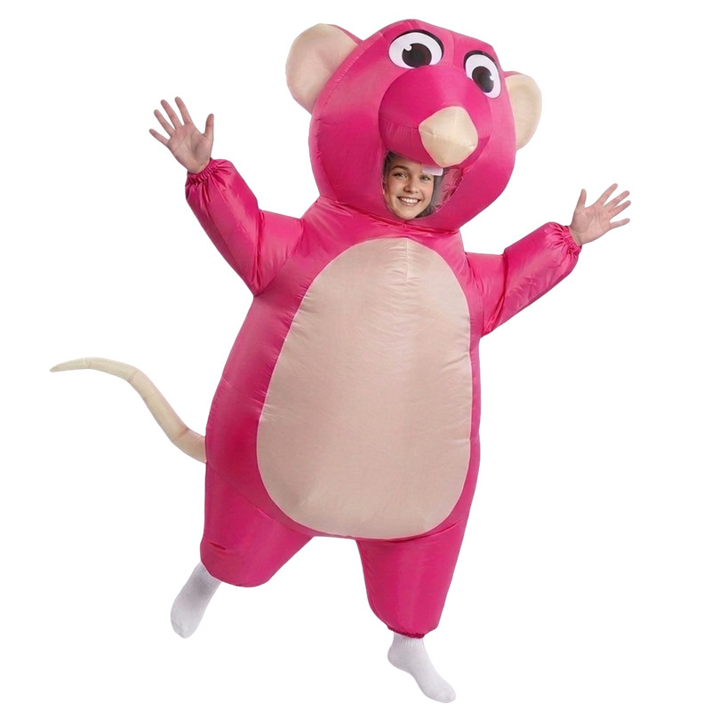 Cartoon Mouse Inflatable Costu - Suits ulasan dan harga