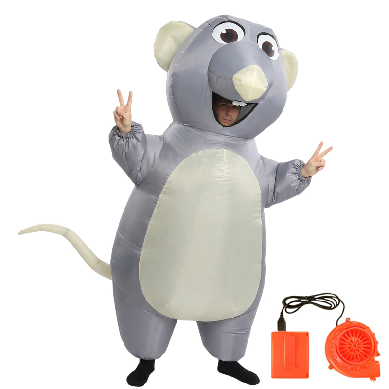 Cartoon Mouse Inflatable Costu - Suits ulasan dan harga