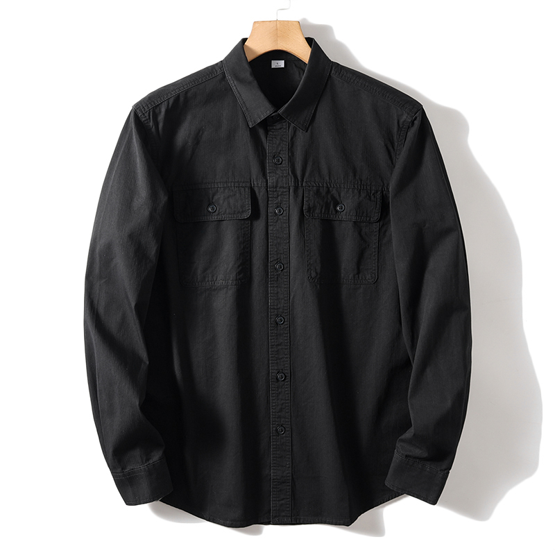 New Men's Business Fashion Cas - Oxford Cotton Casual Shirt Business ulasan dan harga