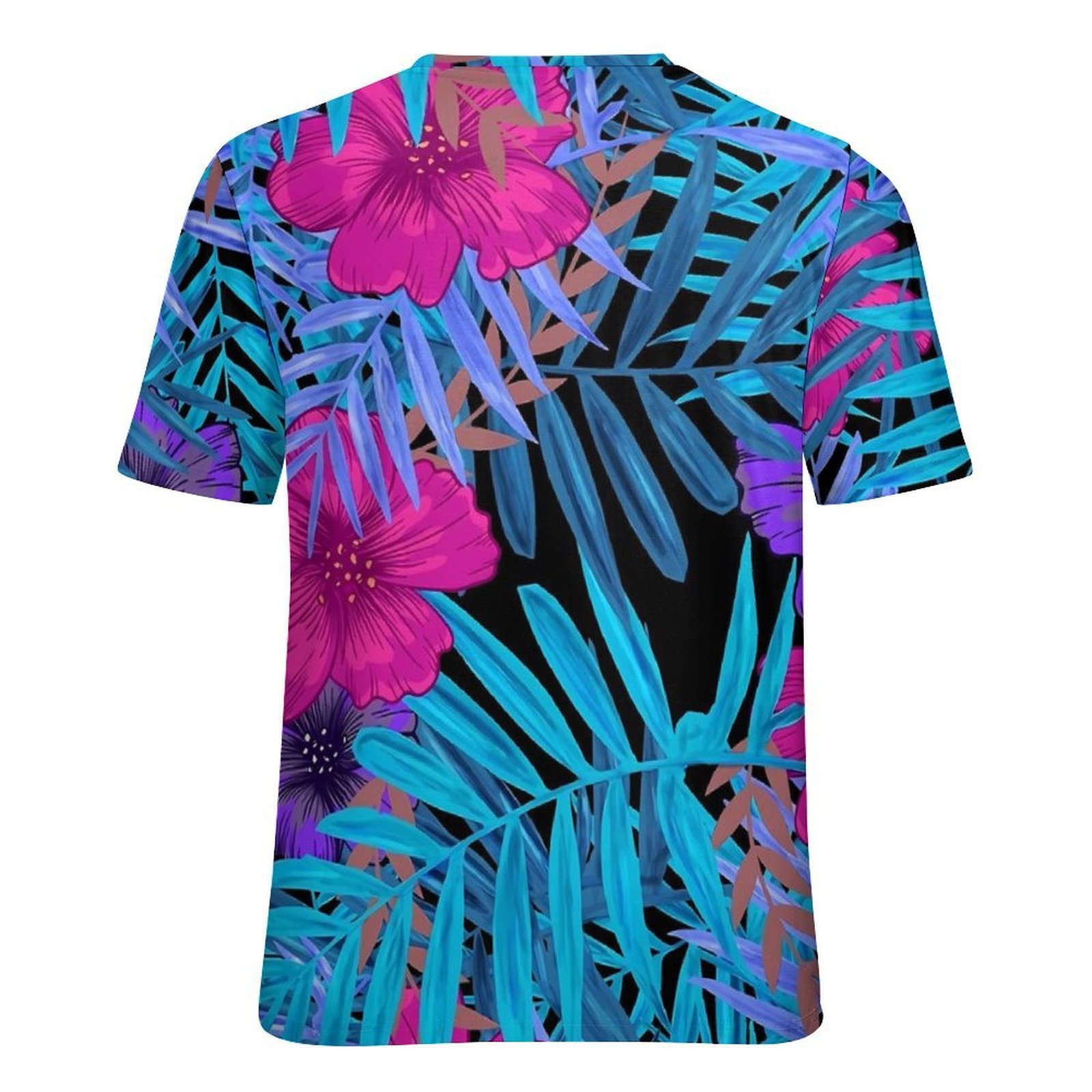 Oversize T-Shirt Summer Tropic - Vintage Hawaiian Floral Shirt ulasan dan harga