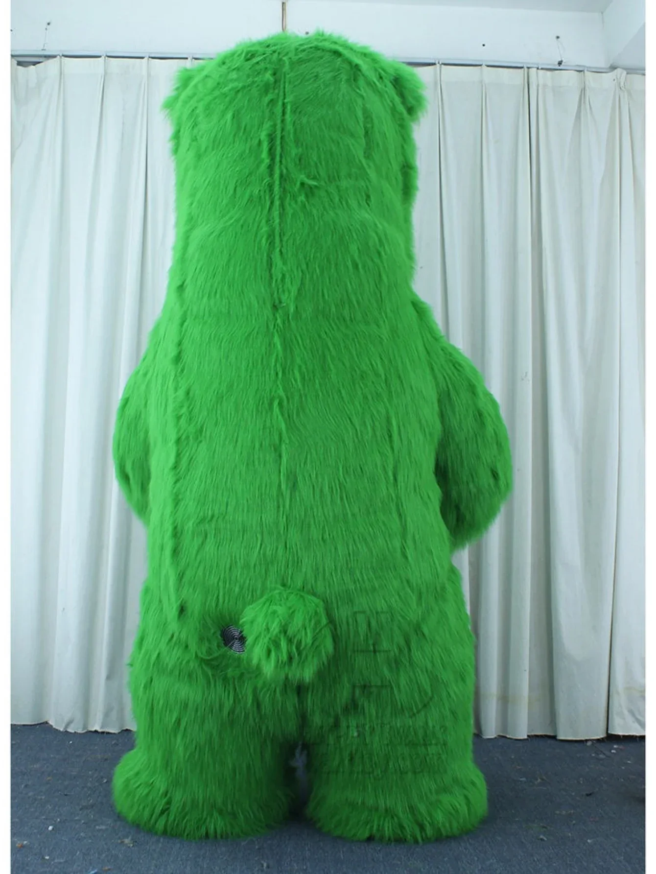 Furry Green Bear Inflatable Ma - Suits ulasan dan harga
