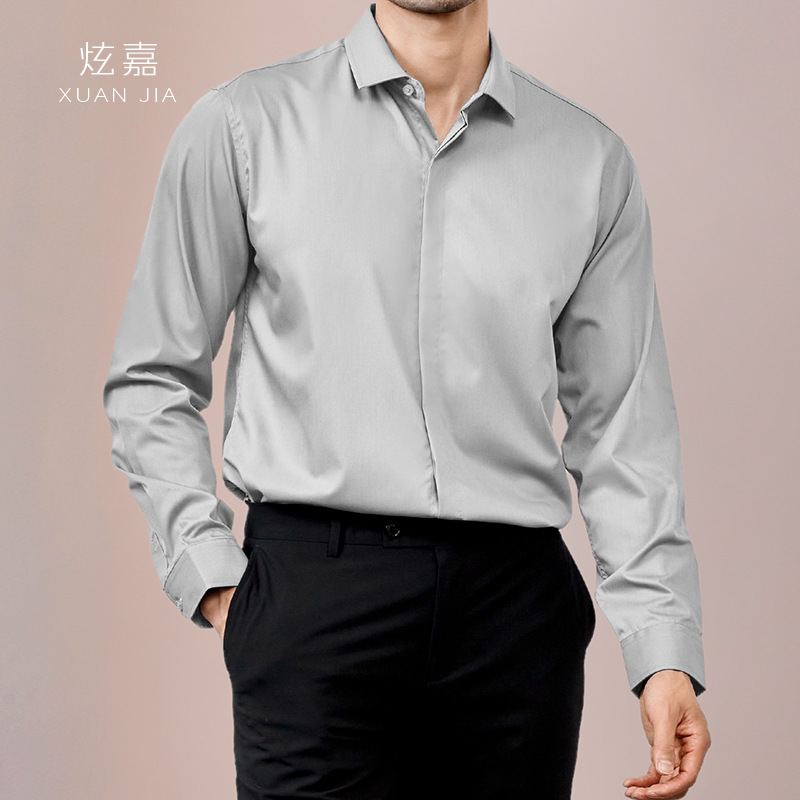 Men's Silk Shirt 2026 Spring a - Mens Satin Silk Dress Shirt ulasan dan harga
