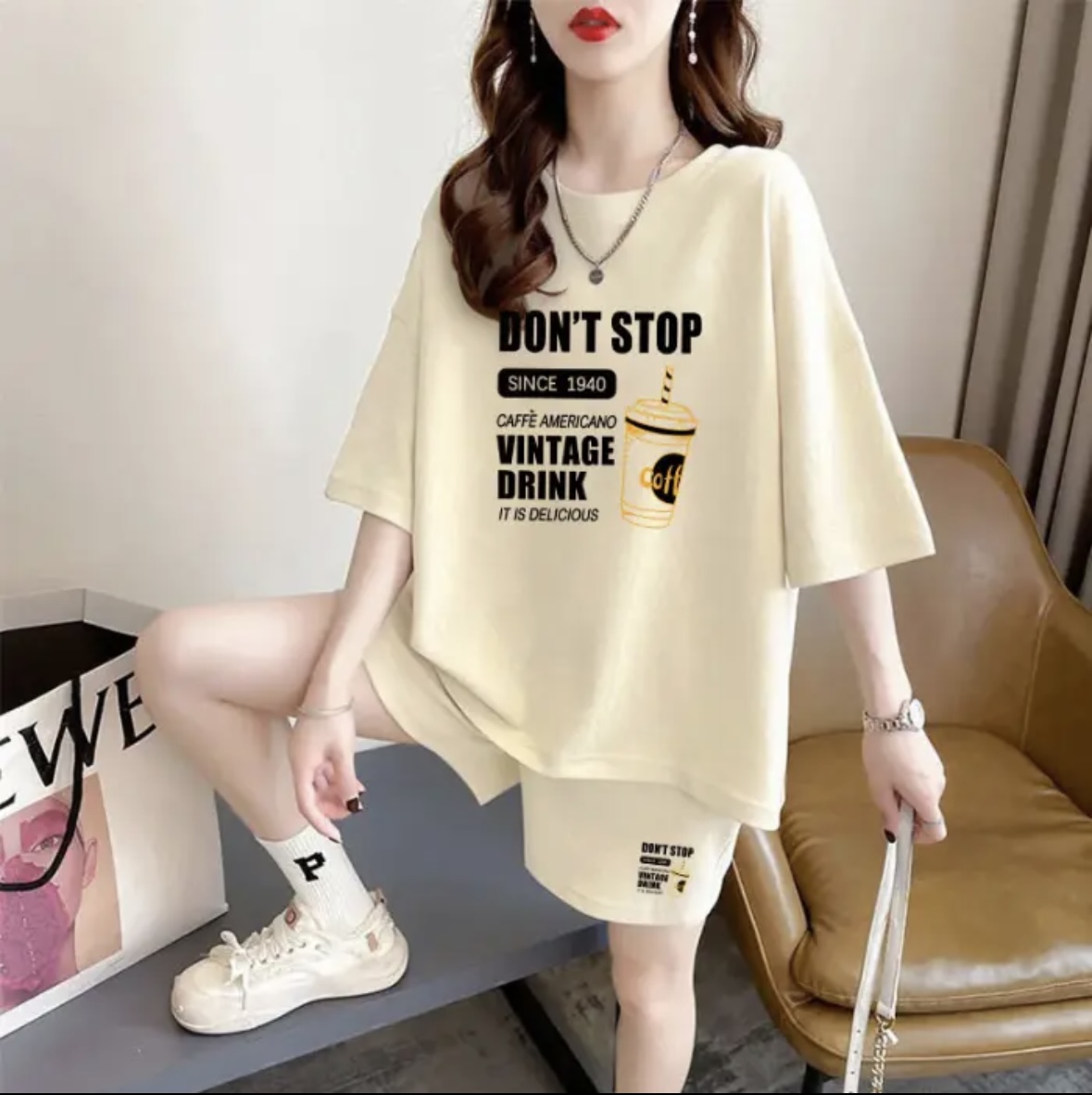 Fashion women's summer shorts  - Shirts ulasan dan harga